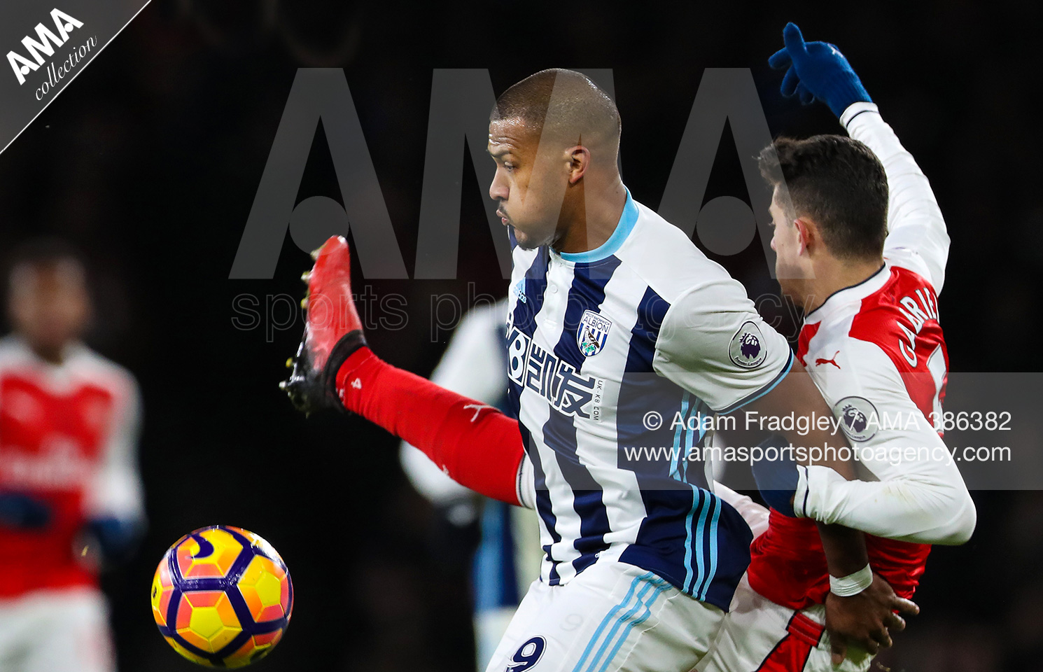 17 September 2016 - English Premier League - West Bromwich Albion v West Ham United - Jose Solomon Rondon of West Bromwich Albion celebrates after scoring a goal to make it 2-0 370451