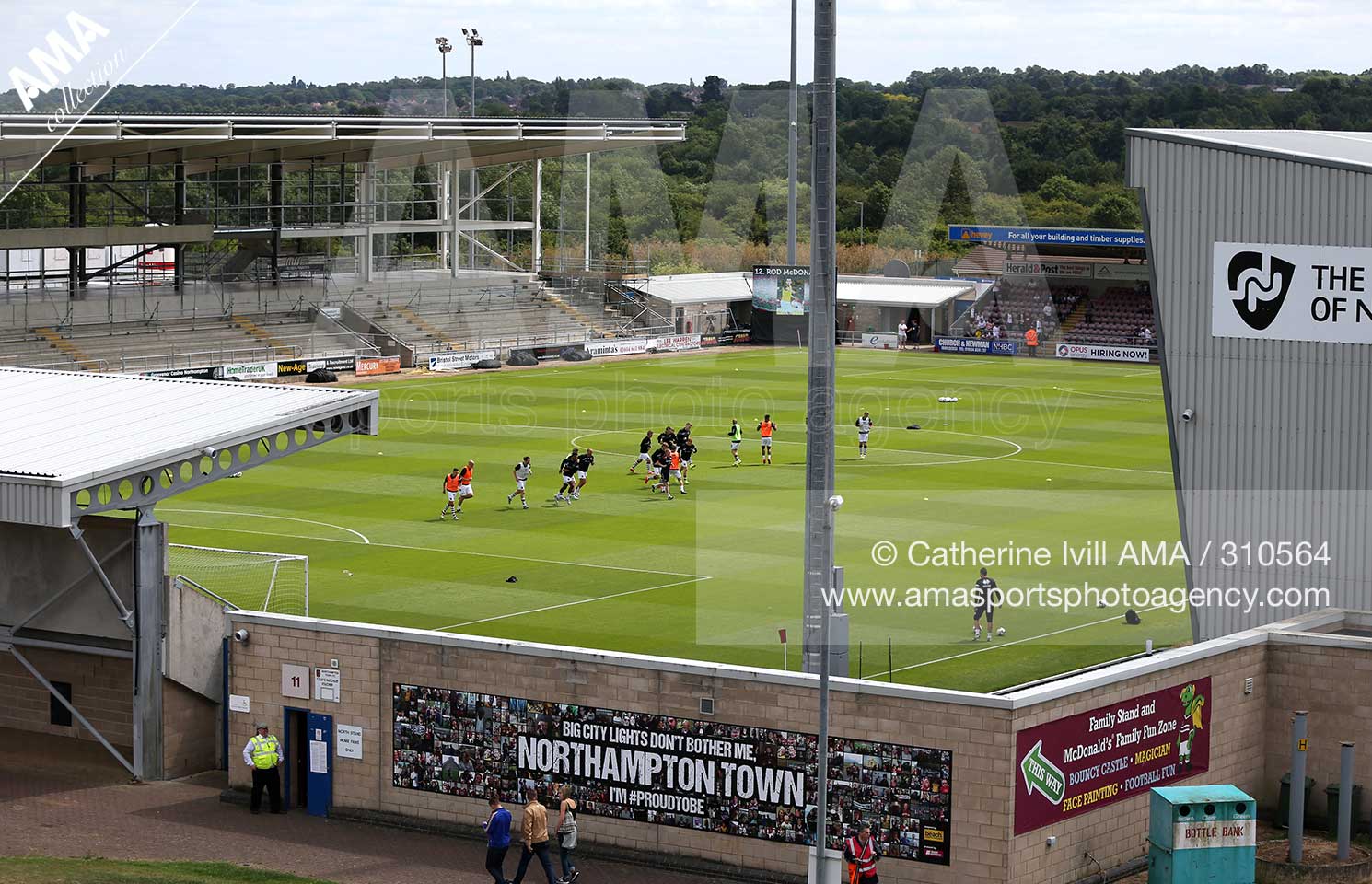 SIXFIELDS STADIUM NORTHAMPTON TOWN CATHERINE IVILL AMA