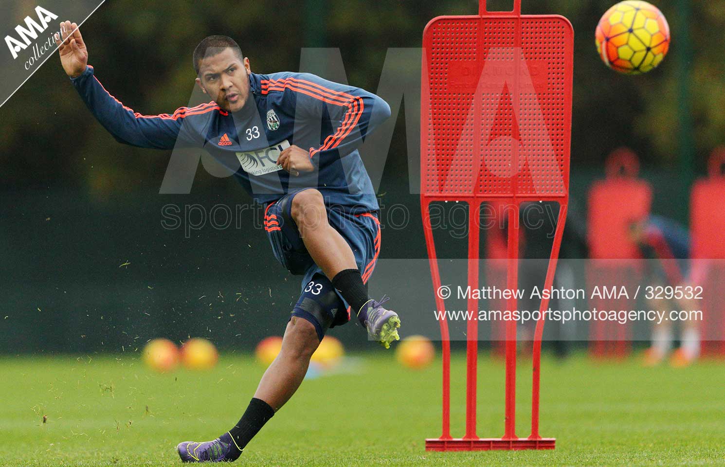 West Bromwich Albion Training - Salomon Rondon of West Bromwich Albion