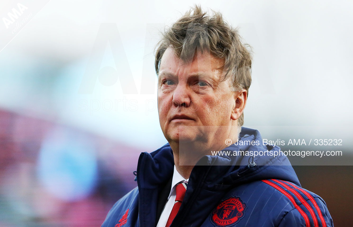 Louis van Gaal the head coach / manager of Manchester United - James Baylis
