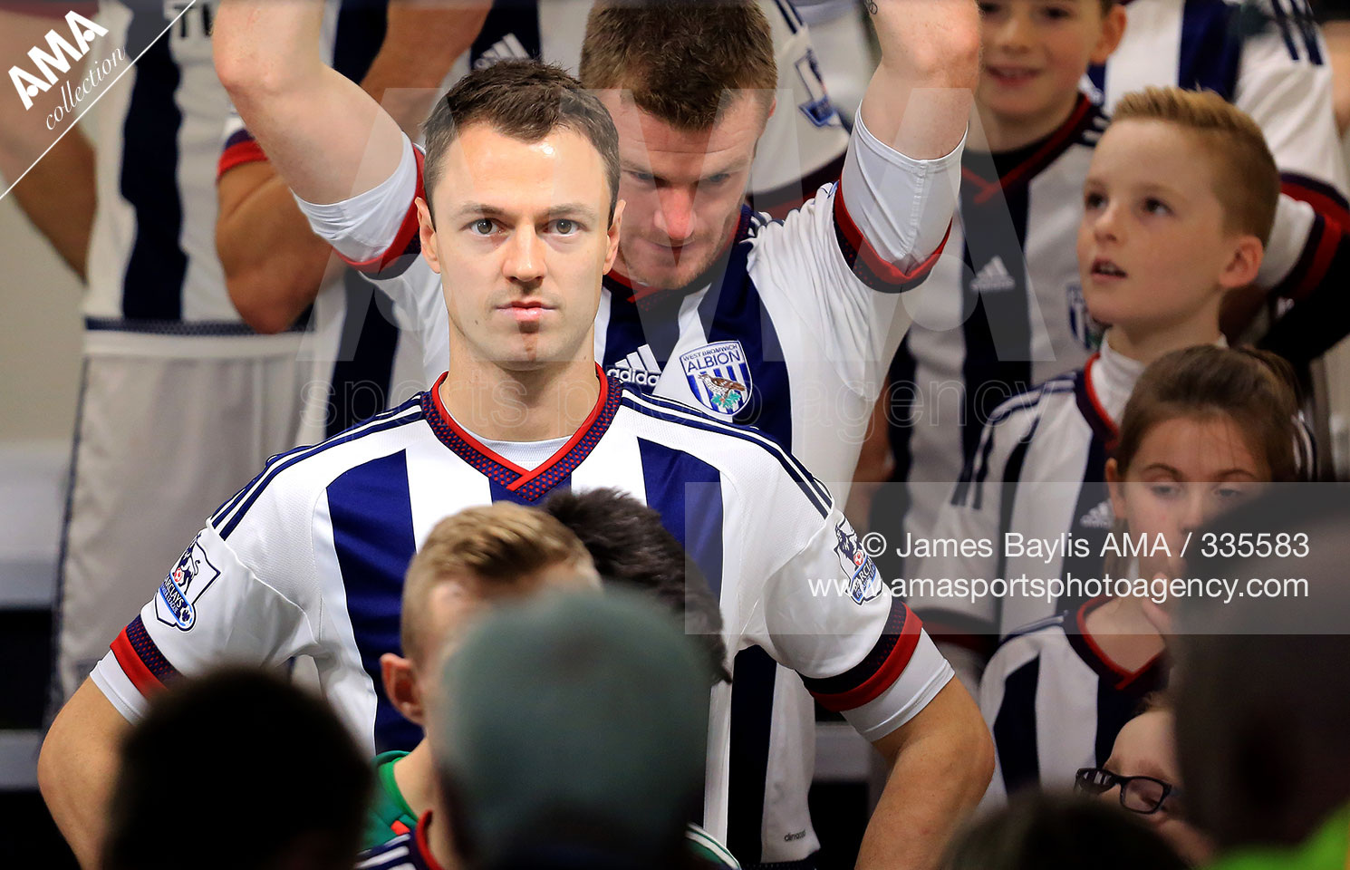 Jonny Evans - WBA - Photographed by James Baylis