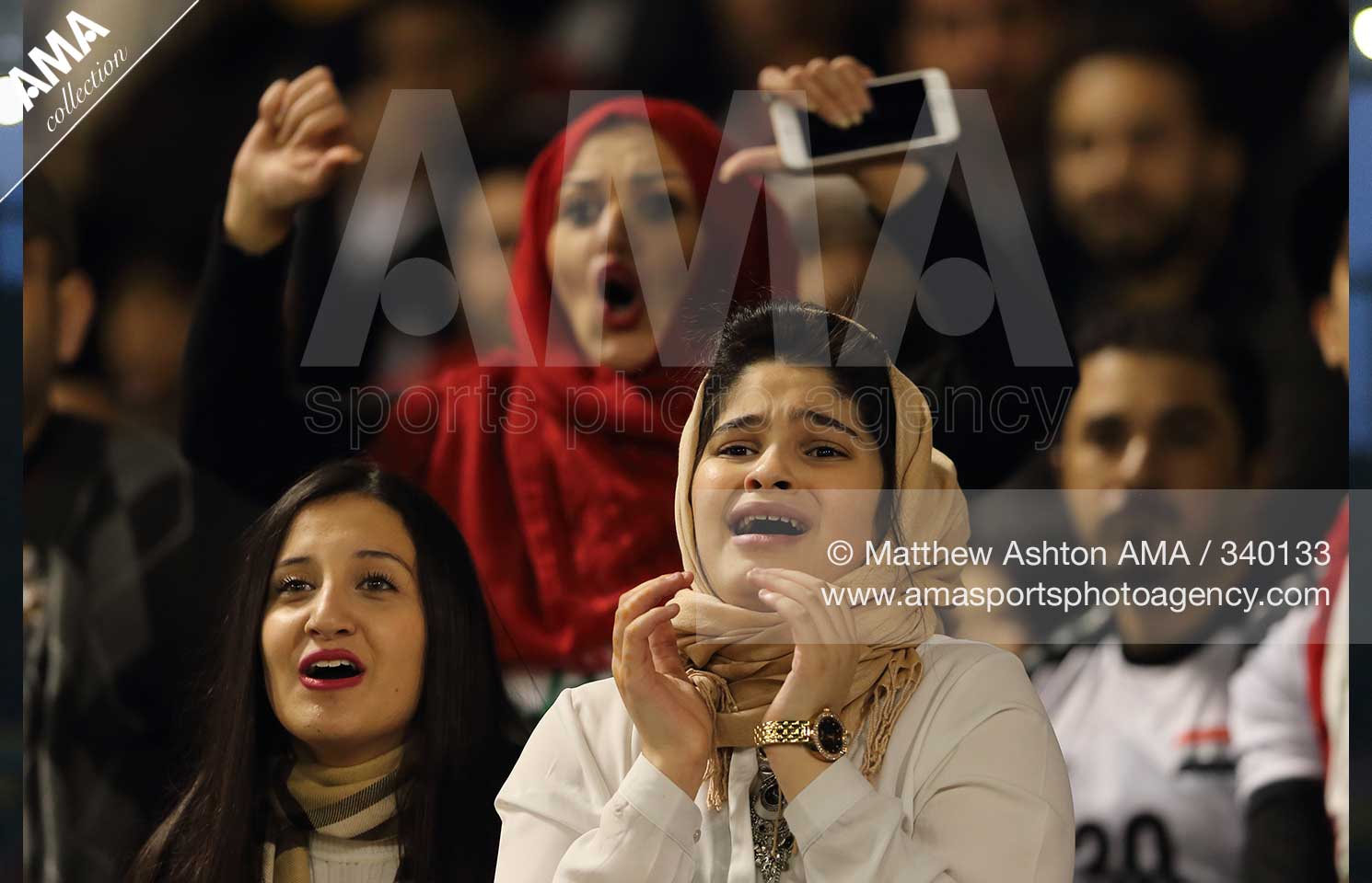 AFC U-23 Championship 3rd/4th Playoff - Iraq v Qatar  Emotional female fans of Iraq