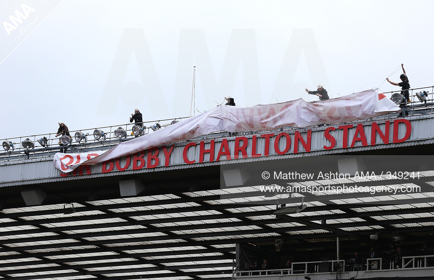Barclays Premier League - Manchester United v Everton - The Sir Bobby Charlton stand is unveiled 