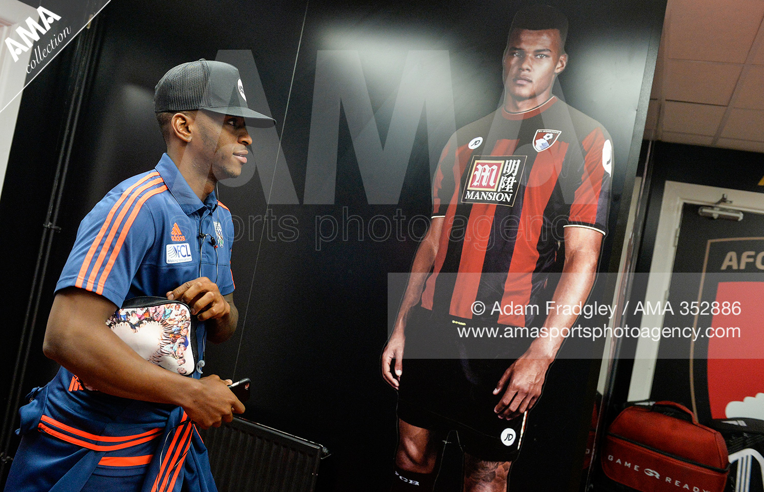 07 May 2016 - Barclays Premier League - AFC Bournemouth v West Bromwich Albion - Saido Berahino of West Bromwich Albion arrives at AFC Bournemouth © Adam Fradgley 352886