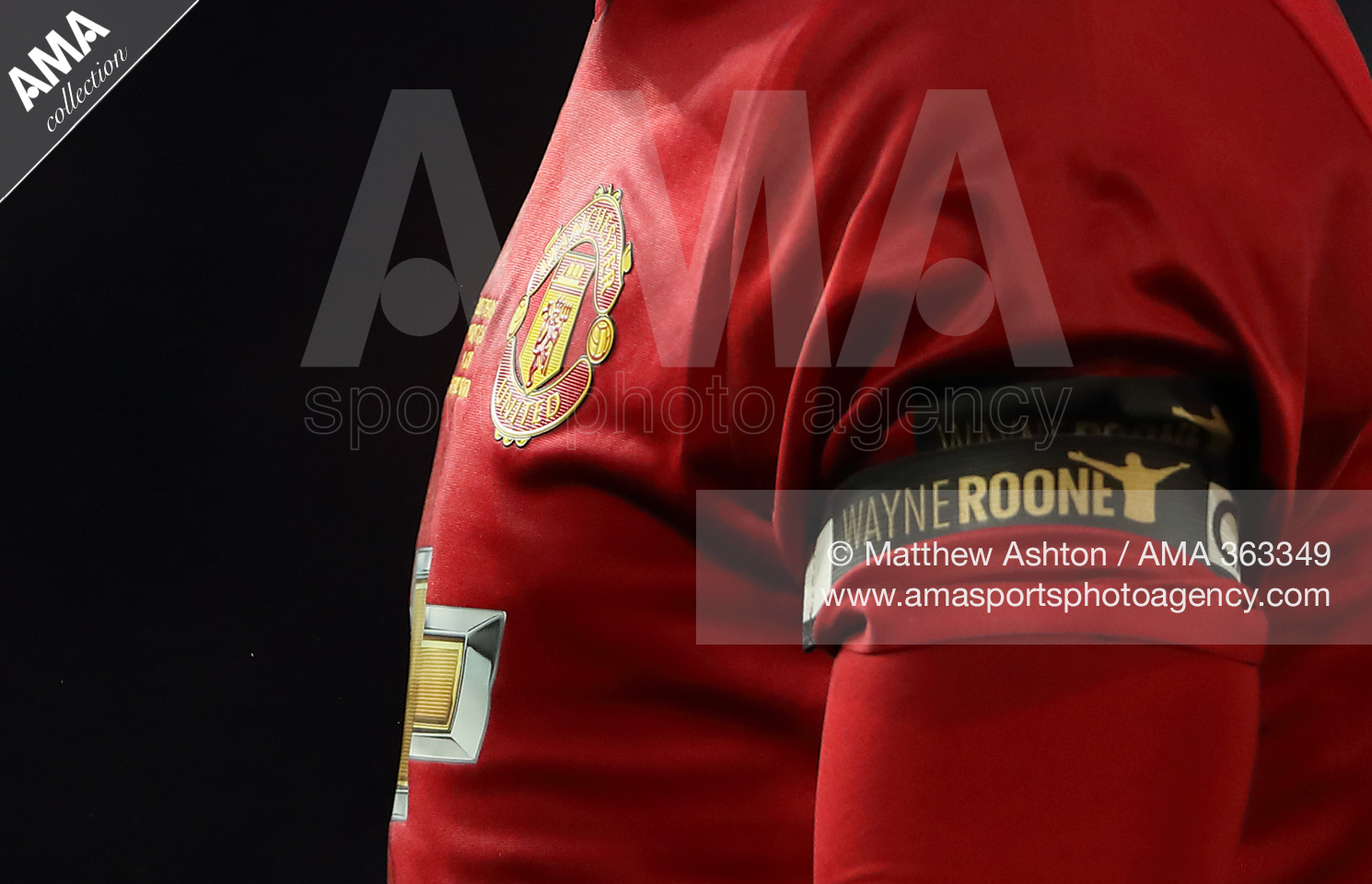 Wayne Rooney Testimonial - Manchester United v Everton - Wayne Rooney of Manchester United wears a Wayne Rooney branded captains armband 