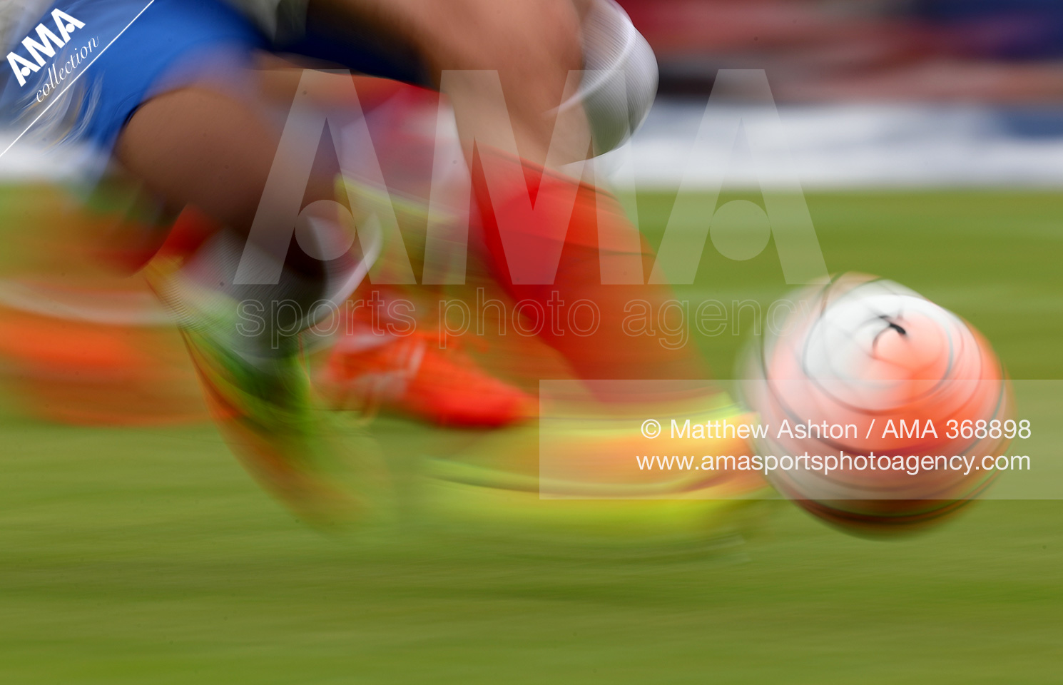 04 September 2016 - International Friendly - England U20 v Brazil U20 - Blurred image of Nike Ordem Match ball 368808